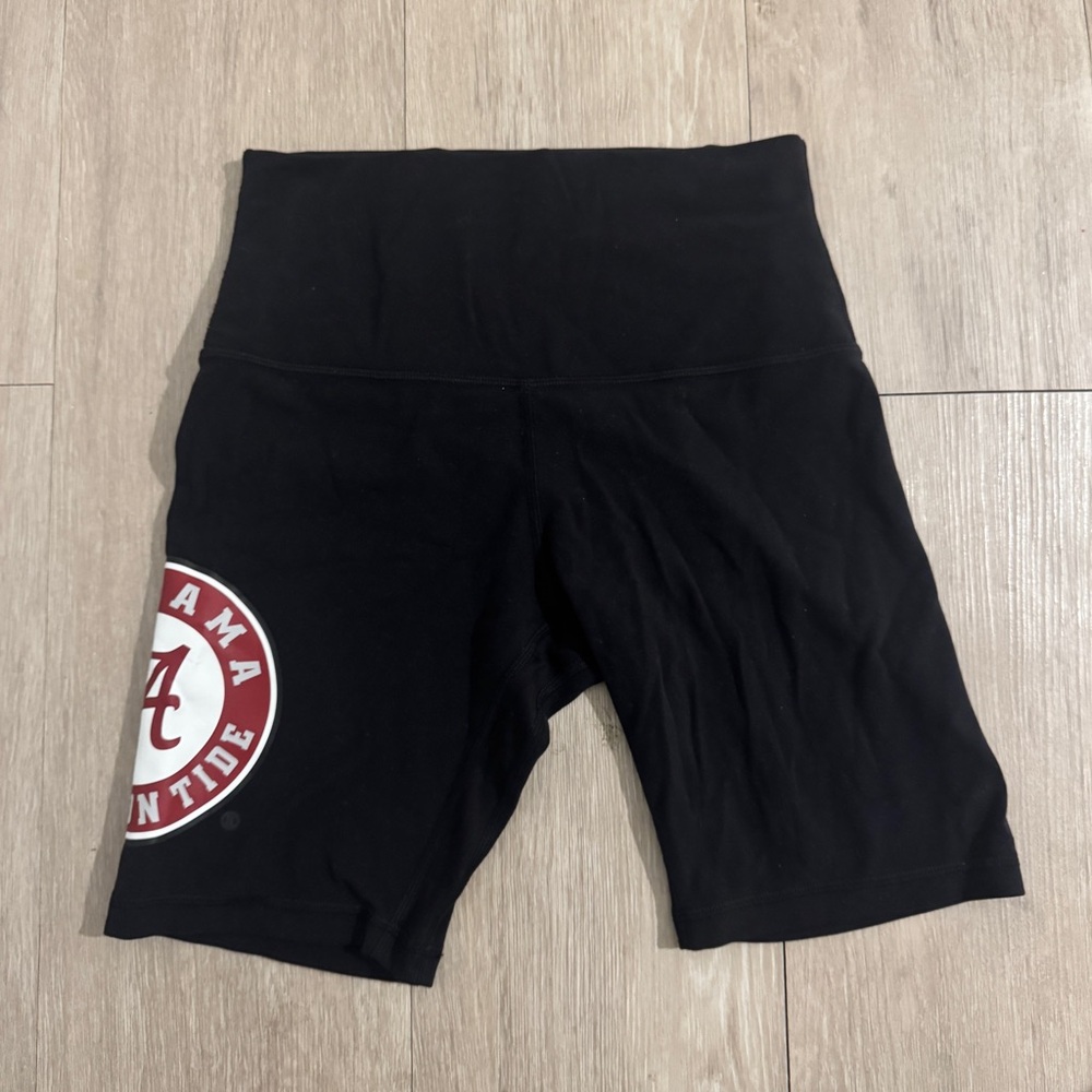 lululemonXalabama Black Bike Shorts